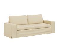 Coespram Canapé d'angle modulaire en tissu Crème 222 x 80 x 82 cm | Rembourrage ergonomique et construction flexible pour un confort contemporain dans le salon ou la chambre à coucher.