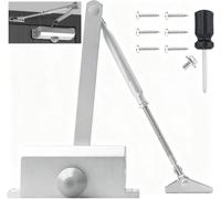 COEWUR Ferme-Porte Hydraulique Automatique de 25-40 kg Petit Argent | Réglable Fermeture Porte Automatique pour Commercial et Résidentiel Porte de 25-40 kg Ancho 1000 mm (Petit, Argent)