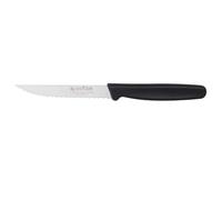 Cofan Boîte de 25 couteaux de cuisine à tranchant micro-dentelé | Lame inoxydable de 10,5 cm | Manche noir | Haute performance et précision de coupe