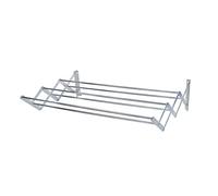 Cofan Étendoir Extensible pour Mur | Fabriqué en Aluminium | Pliant avec 6 Barres de Séchage | Dimensions : 80 x 75 cm