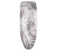 Cofan Housse pour Table à Repasser | Taille Universelle | Matériau : 100% Coton | Rembourrée avec 3 Couches : Mousse, Molleton et Coton | Housse Grise avec des Branches Blanches | 135 x 53 cm