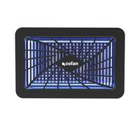 Cofan Lampe LED Anti-Insectes avec Une Puissance de 6 W pour l'intérieur | Rechargeable avec USB | Couverture 150 m² | Dual 365+395 nm | Montage Mural