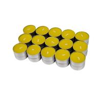 Cofan Pack de 30 bougies chauffe-plat à la citronnelle | Plus de 4 heures de durée