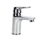 Cofan Robinet pour Lavabo | Mitigeur | Dimensions 40 mm | Modèle Rift | Fabriqué en Laiton avec Finition en Chromé et Commande en Alliage de Zinc