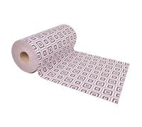 Cofan Rouleau de Tapis vinylique avec Design à Carreaux au Crochet - Imperméable, antitache et résistant - Dimensions du Rouleau : 50 cm x 15 m