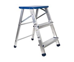 Cofan Tabouret Pliant | Matériau : Aluminium | 3 marches | Charge maximale de 150 Kilos