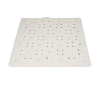 Cofan Tapis de Bain | Tapis carré | pour Douche ou Baignoire | Surface antidérapante | Tapis de Bain avec ventouses de Haute résistance | Couleur : Blanche | Dimensions : 53 x 53 cm
