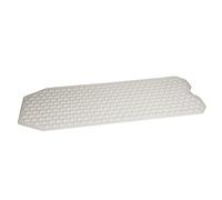 Cofan Tapis de Bain | Tapis rectangulaire | pour Douche ou Baignoire | Surface antidérapante | Tapis de Bain avec ventouses de Haute résistance | Couleur : Blanc | Dimensions : 40 x 104 cm