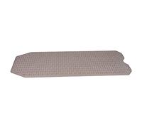 Cofan Tapis de bain | Tapis rectangulaire | Pour douche ou baignoire | Surface antidérapante | Tapis de bain avec ventouses de haute résistance | Couleur : Beige pierre | Dimensions : 40 x 104 cm