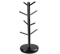 Coffee Mug Holder - Rotating Wooden Stand | Kitchen Counter Organizer | Wooden construction • Rotating mug tree • Suitable for kitchen counters, coffee bars and cafes