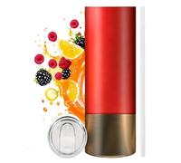 Coffee Tumbler - Double Wall Stainless Steel 20 Oz with Lid and Straw