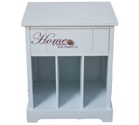 Coffre 1 tiroir blanc Cabinet lettrage étagère mobilier 50 kg charge capacité BHP B421369 Accueil