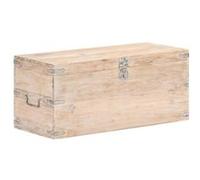 vidaXL Coffre 90x40x40 cm Bois d'acacia solide
