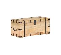 vidaXL Coffre - Bois solide de manguier