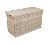 Coffre à coussins Toledo 945l Garden Point en techno rotin beige