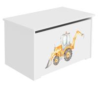 Coffre à jouets DARIA en bois, Stockage de jouets, Meubles pour chambre d'enfant