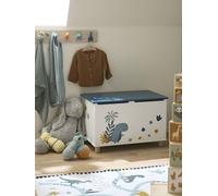 Coffre à jouets Dinosaure blanc imprimé TU