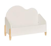Atmosphera Coffre de rangement enfant Douceur 61 x 44,2 cm Blanc
