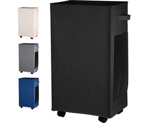 Coffre à linge à roulettes, durable et modulable, doté de roues pour offrir de multiples possibilités de rangement