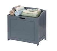 Relaxdays Coffre à linge avec couvercle doux