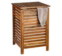 Coffre à linge WENKO Mod. Fondi, en bois d'acacia massif
