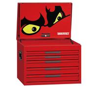 Coffre à outils 5 tiroirs pour servante pro rouge Teng Tools TST26R5F