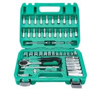 Coffre à outils liquet, 53 pièces, outils de réparation automobile durables, coffret BOX