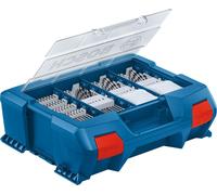 Coffre à outils Bosch L-Case Pick & Click Professional (1600A026W3) + jeu de 82 embouts et forets