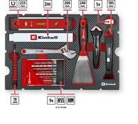 Coffre à outils EINHELL « Rénovation », 370517, E-Case, 78 pièces