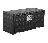 Coffre à outils en aluminium robuste et étanche pour pick-up/remorque - Grand capacité de rangement, sécurité avec serrure