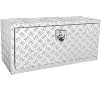 Coffre à outils en aluminium sous le plancher pour camion, 91,4 x 43,2 x 45,7 cm, remorque, camping-car, rangement des outils