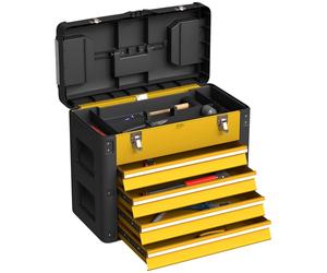 Coffre à outils HOMCOM, 49,7 x 25,3 x 40,7 cm, avec 4 tiroirs