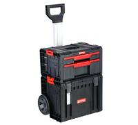 Coffre à outils mobile avec poignée Tesco Coffre d'atelier pratique Modular PRO