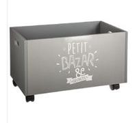 Atmosphera Box de rangement Box Storage argenté enfants