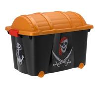 Coffre au trésor - Piraten - Grande - Ouverture supérieure - 4 roues