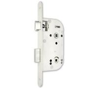 Coffre axe 40 NF métalux bec de cane condamnable aspect inox EURO-ELZETT - sans gache réversible - G841XOD7K4L Inox G
