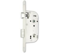 Coffre axe 40 NF métalux Bec de cane condamnable droite aspect inox EURO-ELZETT - sans gache réversible - G841X0D7K4