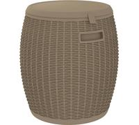 coffre de jardin 4 en 1 Marron clair Polypropylène