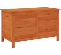 Coffre de jardin 99x49,5x58,5 cm en bois massif de sapin