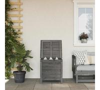 Coffre de jardin Anthracite 50x49x56,5 cm Sapin massif
