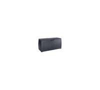 Keter Coffre de rangement jardin Hollywood 270 L Robuste Résistant aux intempéries Graphite