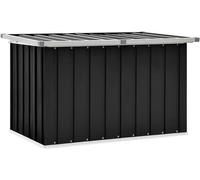 Coffre de jardin en métal, grande capacité, idéal pour l'extérieur. Coffre de rangement XXL pour le jardin. Boîte de rangement pour coussins, matériel de jardin, accessoires de piscine, jouets. Dimens