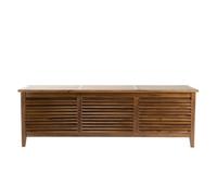 Coffre de Jardin en Teck Huilé Troxi 200cm Naturel - Paris Prix