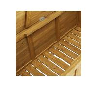 Coffre De Jardin "Gana" En Bois - 125 X 60 X 54 Cm - Marron