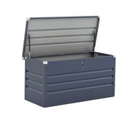 Habitat et Jardin – Coffre de jardin métal Store – 480 L – 132 x 61 x 60 cm – Gris