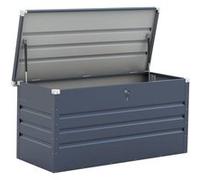 Habitat et Jardin – Coffre de jardin métal Store – 680 L – 165×69×60 cm – Gris