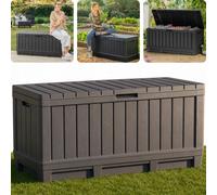 KETER KENTWOOD 350L Coffre de rangement 128 x 53,6 x 59 cm, marron 17210604