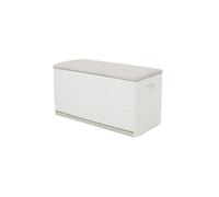 Coffre de rangement 350L interieur/exterieur coloris beige - Longueur 120 x Profondeur 61 x Hauteur 53 cm --