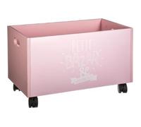 Pegane Coffre à roulettes - Rose