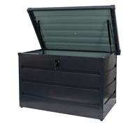 Coffre de rangement de jardin extérieur RURIS SmartYD 100M - étanche en acier galvanisé 300 L gris anthracite